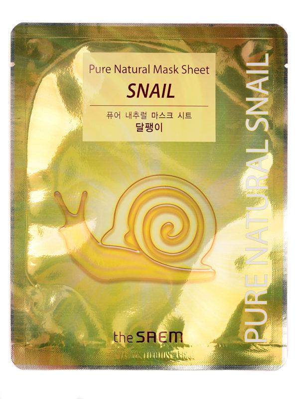 THE SAEM Pure Natural  Mask Sheet [Snail] 20мл