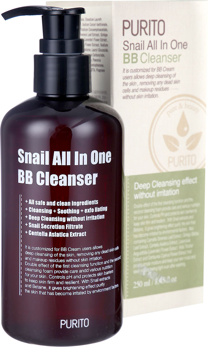 Cleanse bb. Purito Snail all in one BB Cleanser. Слабокислотный гель Пурито. Purito слабокислотный очищающий гель с муцином улитки. Пенка для умывания Пурито.