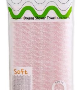 МОЧАЛКА ДЛЯ ДУША SUNG BO CLEAMY CLEAN&BEAUTY (28X90) DREAMS SHOWER TOWEL 1PCS.